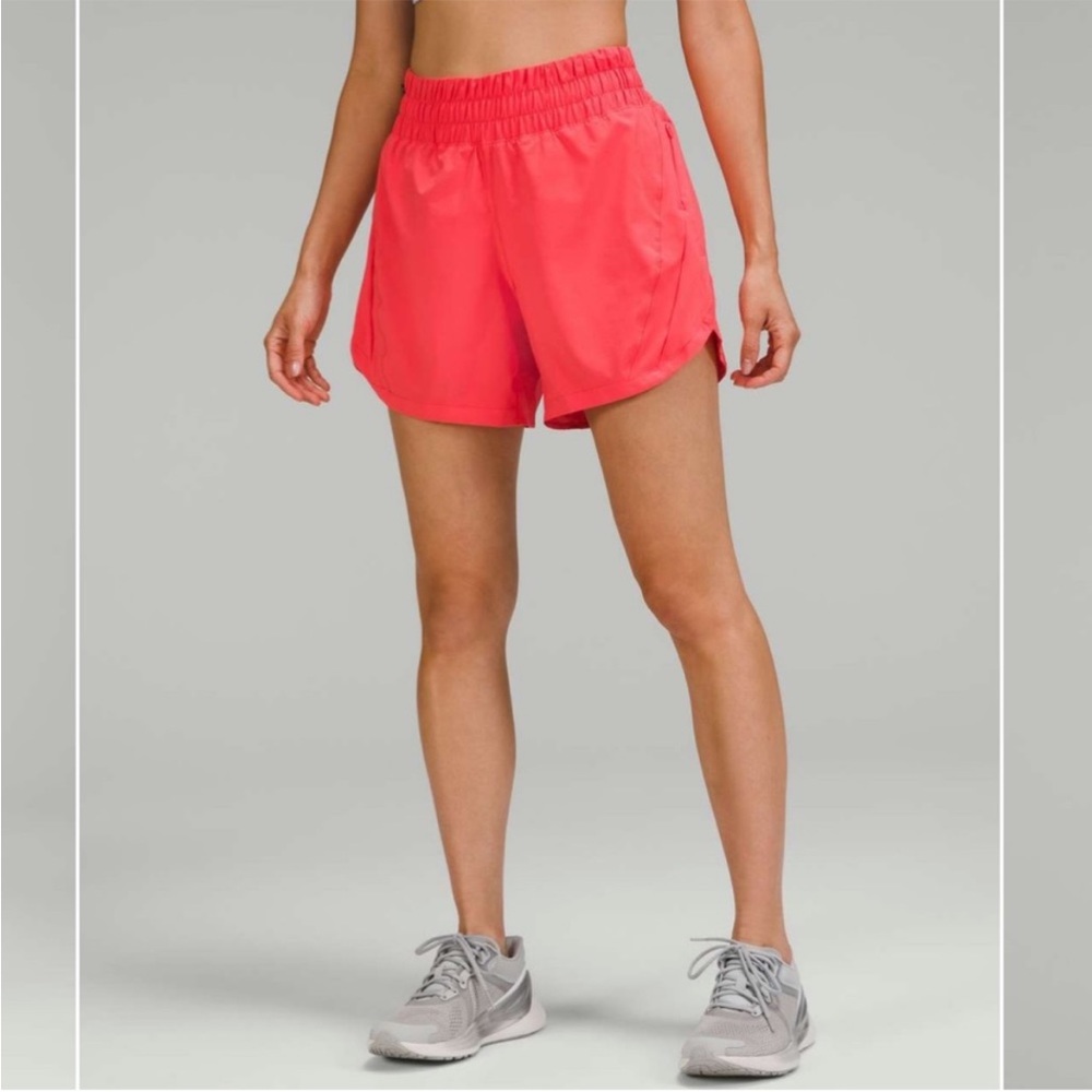 Lululemon Track That High Rise Shorts 5” Pale Raspberry 8